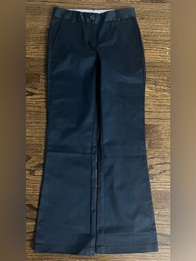 Tommy Hilfiger Girls Navy Flare Dress Pants